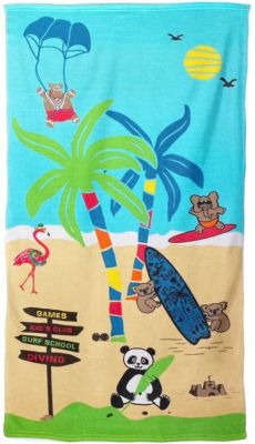 Serviette de plage personnalisée pour femme, anniversaire, enfant, adulte,  garçon et fille (152,4 x 76,2 cm) : : Maison