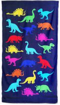 Serviette enfant plage Dino