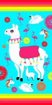 Serviette enfants Lama