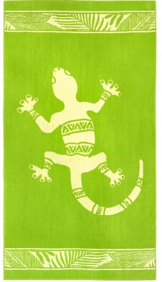Serviette gecko Cosmo vert