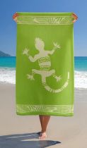 Serviette gecko Cosmo vert