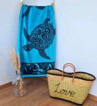 Serviette gecko Tortue Lagao