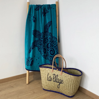Serviette Jaquard Tortues Osa