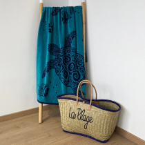 Serviette Jaquard Tortues Osa