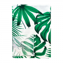 Serviette microfibre Listy vert