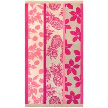 Serviette microfibre Tropea rose