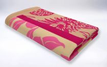 Serviette microfibre Tropea rose