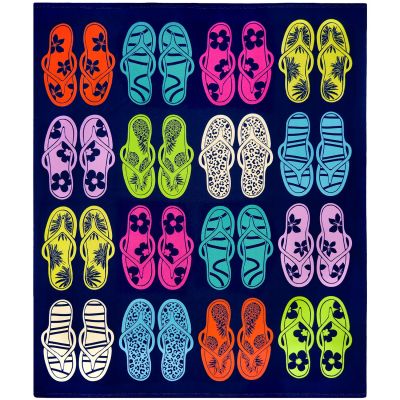 Serviette microfibre XL Fiuzzi bleu