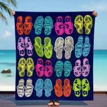 Serviette microfibre XL Fiuzzi bleu