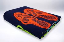 Serviette microfibre XL Fiuzzi bleu