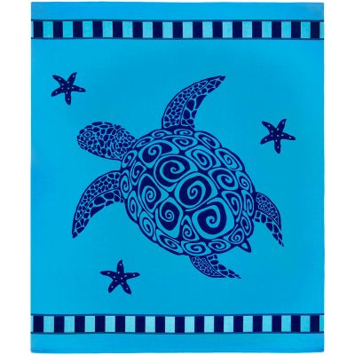 Serviette microfibre XL Galapagos bleu