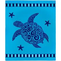 Serviette microfibre XL Galapagos bleu