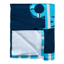Serviette microfibre XL Napa ciel et marine