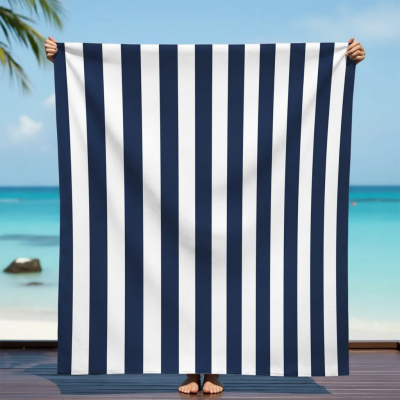 Serviette microfibre XL Rayada marine