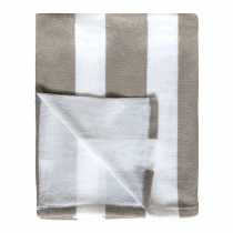 Serviette microfibre XL Rayada taupe