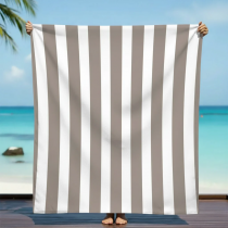 Serviette microfibre XL Rayada taupe