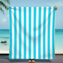 Serviette microfibre XL Rayada turquoise