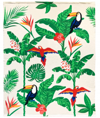 Serviette microfibre XL Toucan