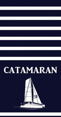 Serviette nautique catamaran Dunbar
