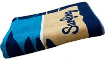 Serviette XL Harrington bleu ciel