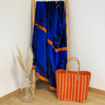 Serviette XL surf Sunday bleu