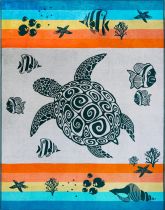 Serviette XXL tortue Anafi