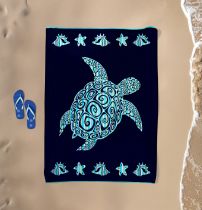 Serviette XXL tortue Calypso