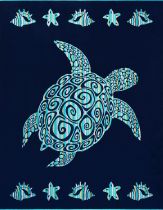 Serviette XXL tortue Calypso