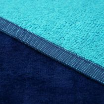 Serviette XXL tortue Paxos ciel et marine