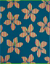 Serviette XXL YAMAKA bleu 